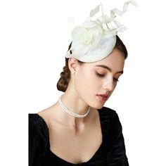 100% Polyester Imported Clip Closure Hand Wash Only Material: Polyester And Feather. Size: One Size Fits Most With Hair Clip And Gently Bendable Headband. This Fascinator Hat Is Actually 3 Pieces, The Fascinator And Hair Clip Are Detachable From The Headband. Features: It Is A Timeless And Elegant Fascinator Hat, Beautifully Decorated With Derby Hat And Feathers. Occasion: A Great Pillbox Fascinator Headband For Wedding, Tea Party, Cocktail, 1920s Gatsby Party, Church, Easter, Kentucky Race, Car Victoria Costume, Elegant Fascinator, Legacy Hats, Headband For Wedding, Deer Antlers Headband, Stitch Ears, Wedding Tea Party, Cc Hats, Leopard Print Headband