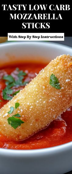 Image for Tasty Low Carb Mozzarella Sticks Mozzarella Cheese Sticks, Cheese Sticks, Carb Snacks, Gooey Cheese, Low Carb Snacks, Cooking Class