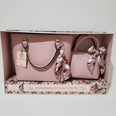 Nanette Lepore Matching Handbag Set For Mom And Her Mini Color Ballet Slippers Includes Crossbody Strap Vegan Leather New With Tag Smoke And Pet Free Home Feminine Bag With Detachable Handle As Gift, Feminine Bag With Detachable Strap As Gift, Feminine Shoulder Bag For Shopping, Feminine Shoulder Bag With Removable Pouch For Shopping, Feminine Satchel Bag For Gift, Feminine Satchel Bag As Gift, Feminine Satchel Shoulder Bag As Gift, Feminine Shopping Bag With Removable Pouch, Feminine Pouch Bag For Gift