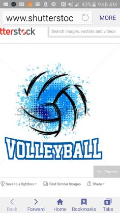 volleyball ball with grungy effect on the background, suitable for any sport team or competition