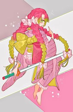 Pink Hair, Vocaloid, Anime Character, Demon Slayer, Art Inspo, Anime Wallpaper