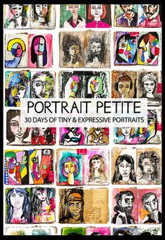 the cover of portrait petitte 30 days of tiny and expensive portraits