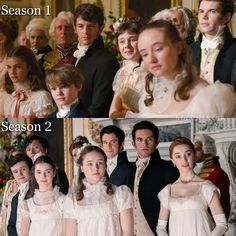 the cast of downton house season 1 and 4