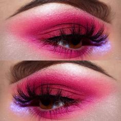 12.2k Followers, 952 Following, 208 Posts - See Instagram photos and videos from B I A N C A  H O U L G R A V E (@biancaholsmua) Sparkly Eyeshadow Tutorial, Pink Sparkly Eyeshadow, Pink Glitter Makeup, Eyeshadow Pink, Sparkle Eyeshadow, Pink Eyeshadow Look, Sparkly Eyeshadow, Different Makeup Looks, Trendy Eyeshadow