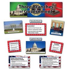 the three branches of government bulletin board