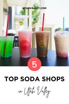 Photo of multiple soda cups Utah Soda, Pebble Ice, Soda Bar, Wildlife Travel, Bungee Jumping, Viral Tiktok, Camping Food, Plastic Cups, Outdoor Woman