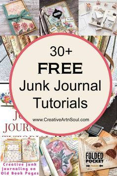 the free junk journal with text overlay