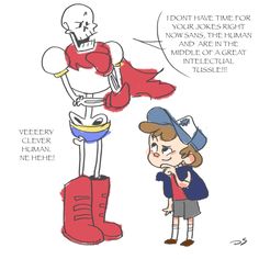 Gravity Falls Crossover, Undertale Ost, Little Misfortune, Gravity Falls Au, Gravity Falls Comics, Undertale Comic Funny