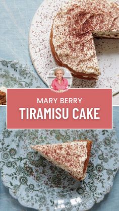 Mary Berry Tiramisu Cake Mary Berry Cake Recipes, Mary Berry Cakes, Berry Cakes, Berry Tiramisu, Tiramisu Cake Recipe, Mary Berry Recipe, Coffee Granules, Tiramisu Cake, Cakes Recipes