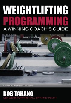 the book cover for weight lifting programming