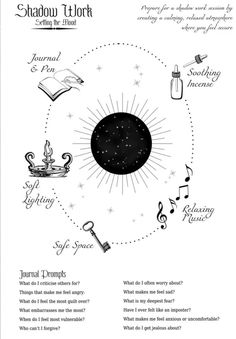 Shadow Work Printable Pages - Shadow Work Book of Shadows Pages - Shadow Work eBook - Witchcraft Grimoire Pages 3 Witchcraft Shadow Work, Shadow Work Example, Shadow Work Journal Templates, Shadow Work Images, Bos Page Ideas, Shadow Work Ritual, Witchcraft Worksheet, Shadow Work Witchcraft, Witch Correspondence