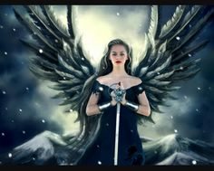 Soldier Angel (female) Tattoo Warrior, Mythical Gods, Warrior Angels, Fantasy Ethereal, Fallen Angel Art, Wings Of Angels, Fantasy Angels, Warrior Angel, Warriors Pictures