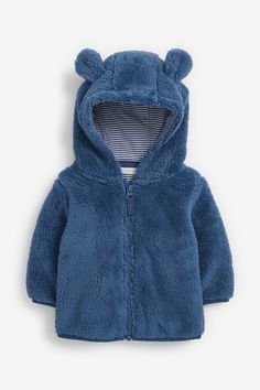 Classic Blues, Bear Jacket, Realistic Baby Dolls, Soft Jacket, Carters Baby Boys, Blue Jacket, Namaste