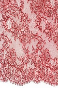 an image of a red lace on a white background