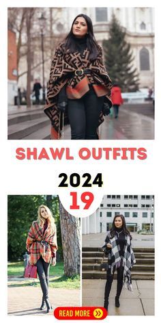 Cute Shawl Outfits, Shawl Outfit Winter, 10 Winter Outfits, Shawl Outfit, Winter Style Guide, Trendy Christmas Outfits, Winter Wardrobe Essentials, Elegant Shawl, Black Attire