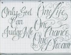 a cross stitch pattern with the words only god can change me