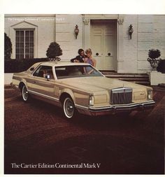 an advertisement for the new generation continental mark v