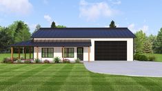 This Barndominium design floor plan is 1307 sq ft and has 3 bedrooms and 1 bathroom. 1300 Sq Ft Barndominium Floor Plans, Duplex Barndominium Floor Plans, 1000 Sq Ft Barndominium, 1500 Sq Ft Barndominium Floor Plans, 2000 Sq Ft Barndominium Floor Plans, Simple Pole Barn Homes, 1 Story Barndominium Floor Plans, 1000 Sq Ft House Plans, 1200 Sq Ft House Plans