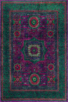 Hippie Rug, Green Vintage, Bungalow Rose, Bungalow, All Products, House Interior, Great Deals, New Homes, Area Rug