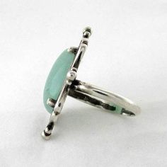 (1) Aventurine Cameo Ring – TheExCB Ring My Bell, Frame Ring, Cameo Ring, Cameo Pendant, Eye Pendant, Ring Sizer, Green Aventurine, Silver Frame, Granada