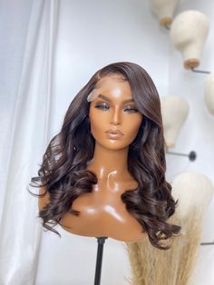 Description Our custom closure units are machine-made on a breathable ventilated cap to ensure the quality and durability of our product. You must provide 2-3 bundles of new hair and a closure no larger than a 5x5. This service is for closure construction only, frontals will not be accepted. This service includes the following: -Unit construction -Bleached knots -Plucked part -Your choice of styling -Baby hair (optional) Processing Time The current processing time is 7-14 business days after we Long Frontal Wig, Chocolate Brown Wig, Wig Mannequin, Hair Unit, Braided Hairstyles For Black Women Cornrows, Frontal Wig Hairstyles, Light Layers, Hair Closure, Color Chocolate