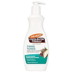 Palmer's Cocoa Butter Formula Skin Firming Body Lotion, Toning & Tightening Cream with Q10, Collagen & Elastin, Pump Bottle, 13.5 Oz. Hygiene Shopping, Palmer's Cocoa Butter, Butter Brands, Shaving Supplies