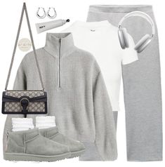 Ugg Grey, Uggs Tasman, Amsterdam Outfit, Uggs Outfits, Outfit With Uggs, Modest Casual Outfits, Cute Thanksgiving Outfits, Thanksgiving Outfits