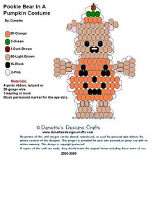 an image of a teddy bear made out of pumpkins and other things to make it look