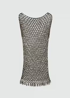 Crystal knit dress Fishnet Dress, Short Design, Crochet Fabric, Womens Knit Dresses, Tailored Design, Knitted Dress, Designer Shorts, Color Khaki, Knit Dress