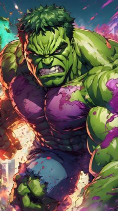 the incredible hulk from avengers comics