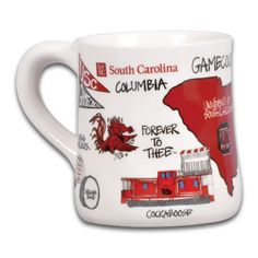 South Carolina Gamecocks Icon Ceramic Mug - CeCe's Home & Gifts Gamecock Painting, Sc Gamecocks Svg, University Of South Carolina Gamecocks, Gamecocks Logo, South Carolina Gamecocks Football, Go Gamecocks, Carolina Gamecocks, South Carolina Gamecocks, School Spirit