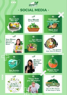 the social media poster for green market