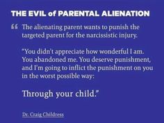 the evil of parental alienation by dr crais childers is shown in this screenshot