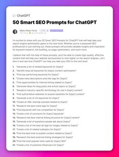 the top 50 smart seo tips for chattpp on an iphone or laptop screen