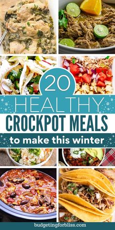 20 healthy crockpot meals to make this winter