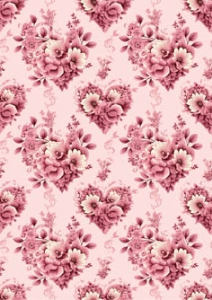 Heart Pattern 2 (#B088)-Decoupage Paper Rice Craft, Nail Sticker Ideas, Free Paper Printables, Journal Background, Bible Journaling Printables, Pink Backgrounds, Aesthetic Patterns, Free Printable Stationery, Heart Wallpapers