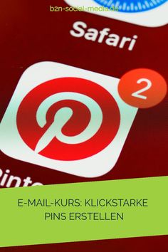 E-Mail-Kurs: Klickstarke Pins erstellen Pinterest Profile