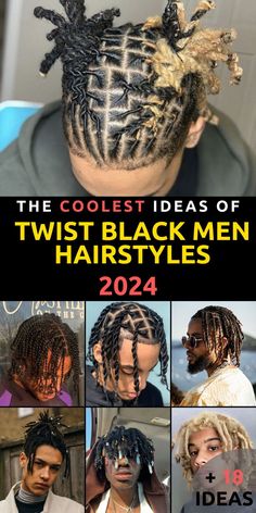 Elevate your grooming game with our selection of black men hairstyles twist for 2024. Embrace your natural hair texture and style with confidence by exploring our range of twist hairstyles designed specifically for Black men. Whether you prefer short twists or long locks, we have options to match your individual taste and personality. Discover the versatility of twist hairstyles and express your unique identity with flair. Black Hairstyles For Boys, Short To Medium Loc Styles, Unique Twist Hairstyles, Curly Hair Dreadlocks, Men Loc Styles Short, Loc Styles For Men Short, Short Locs Hairstyles Men, Mens Loc Styles, Short Dread Styles For Men