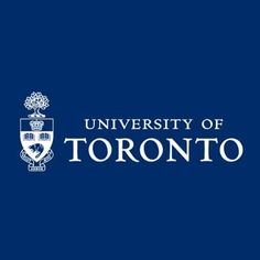 the university of toronto logo on a blue background