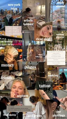 2023 Manifestation Board, Dream Lifestyle Vision Board, Vision Board Collage Wallpaper Aesthetic, Version Board Ideas, 2023 Vision Board Aesthetic Collage, 2023 Vision Board Examples, Manifestation Board Examples, 2023 Goals Aesthetic, Manifest Pictures