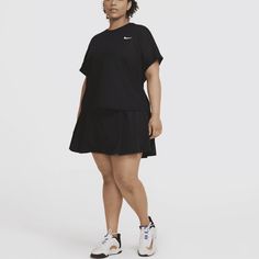 Nike Club Skirt Extended/Plus Size Fit: Rise: Mid Average Skirt Length: 13” Inseam: 3” Overall Fit: Semi-Fitted Features: Features: Flat, Wide Waistband Low-Profile Side Pocket And Small Pocket At Back Of Waistband Attached Inner Shorts For Add Comfort And Coverage Lightweight, Stretchy Fabric Sizes 1x Fabric: 79% Polyester/21% Spandex Skort Outfit Plus Size, Black Athleisure Skirt With Built-in Shorts, Black Functional Tennis Skirt With Built-in Shorts, Sporty Black Tennis Skirt With 4-way Stretch, Black Tennis Skirt With Built-in Shorts And 4-way Stretch, Green Tennis Skirt, Pink Tennis Skirt, Nike Tennis Skirt, Nike Skirt