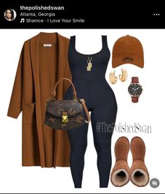 Outfits With Tennis Shoes Black Women, Cute Fall Warm Weather Outfits, Clothes To Wear Around The House, Pulse Size Fall Outfits, Tan Hoodie Outfit Black Women, Sunday Funday Outfit Fall, Casual Winter Lounge Outfits, 40 Th Birthday Outfit Ideas