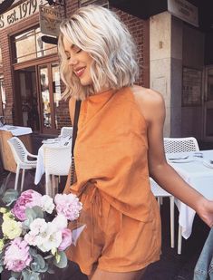 Blunt bob Cute Bob Hairstyles, Bed Hair, Blonde Short, Messy Short Hair, Fast Hairstyles, Short Haircut, Short Blonde, Summer Hair, Model Hair