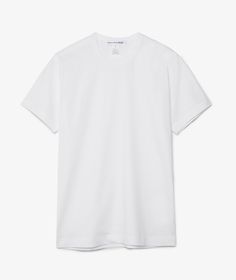 The Plain Knit T-Shirt  item  from the brand   Comme des Garçons Shirt from the  FA2020  campaign , has arrived || is now available at . Cdg Shirt, Lulu Outfits, Plain White Shirt, Plain White T Shirt, Comme Des Garcons Shirt, White Plains, Pantalon Large, Plain Shirts, Pocket Tshirt