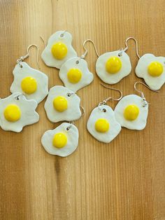 Some of my personal favorites, these adorable earrings are so fun, and an EGGcellent gift! Egg Earrings, Fried Egg, Cute Earrings, Jewelry Earrings Dangle, Etsy Earrings, Dangle Drop Earrings, Egg, Dangle Earrings, Jewelry Earrings