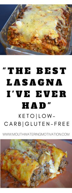 the best lasagna i've ever had keto slow - carb gluten - free