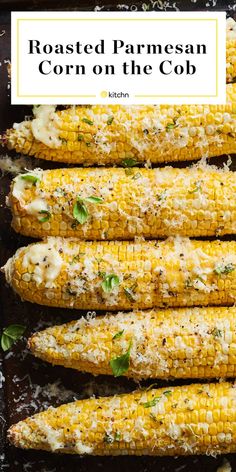 roasted parmesan corn on the cob