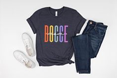 Bocce Mom Shirt, Bocce Ball Gift, Bocce Mom Gift, Bocce Ball Lover Gift, Bocce Team Shirt, Bocce Ball Shirt, Bocce Lover, Sports Mom Shirt This shirt is beautiful, soft, lightweight and cozy. This makes the perfect gift for family, friends and loved ones in your life! This Is A Premium Bella Canvas Unisex Shirt . Add some fun to your wardrobe with high quality, soft and lightweight t-shirt, and fits well. It's comfortable and flattering. All of our items are hand printed to order. This is sure t Bocce Ball, Sports Mom Shirts, Balls Shirt, Team Shirt, Mama Shirts, Sports Mom, Team Shirts, Mama Shirt, Gift For Family