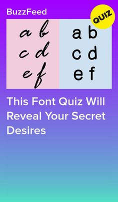 This Font Quiz Will Reveal Your Secret Desires #quiz #quizzes #buzzfeed  #triviaquestionsandanswers #quizzesbuzzfeed #trivia #quizzesforfun #funquiz On Sided Love, Future Career Quiz, Quizzes Disney, Random Quizzes, Playbuzz Quizzes