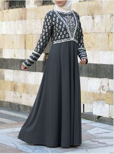 Abayas By Shukr Clothing - Hijab Blog Hijab Summer Outfits, Abaya Pattern, Sleeves Embroidery